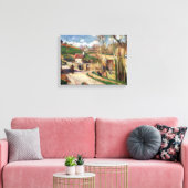 Toile Camille Pissarro Un carrefour à l'Hermitage, Po (Insitu(Salon))