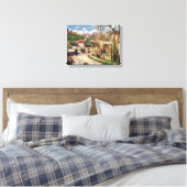 Toile Camille Pissarro Un carrefour à l'Hermitage, Po (Insitu(Chambre))