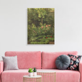 Toile Camille Pissarro | Un jardin Rose (Insitu(Salon))