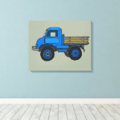 Toile Camion bleu (Insitu (Plancher de Bois))
