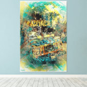 Toile Camion de graffiti crème Missiondistrict San Franc (Insitu (Plancher de Bois))