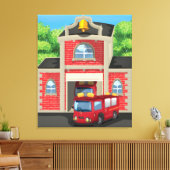 Toile Camion de pompiers (Insitu(Salon))