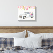 Toile Camion de ramassage vintage Aquarelle rustique (Insitu(Chambre))