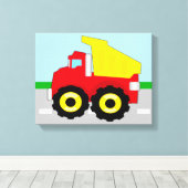 Toile Camion-poubelle de construction pour enfants (Insitu (Plancher de Bois))