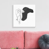 Toile Camion Silhouette à la main (Insitu(Salon))