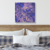 Toile Camouflage against blue flower (Insitu(Chambre))
