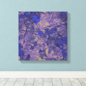 Toile Camouflage against blue flower (Insitu (Plancher de Bois))
