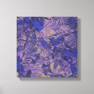Toile Camouflage contre la fleur bleue