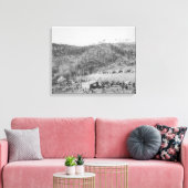 Toile Camp de chemin de fer Wade et Jones à Whitewood Ca (Insitu(Salon))