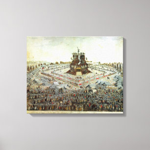 Toile Camp fédéral à Lyon, le 30 mai 1790