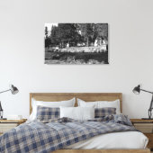 Toile Camp Sherman, Oregon vue des Cabines de Rogers (Insitu(Chambre))