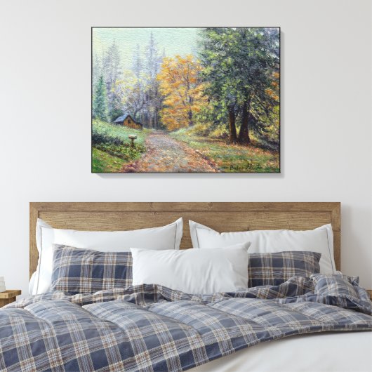 Toile "Campagne d'automne" (Insitu(Chambre))