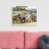 Toile Campement Tsigane, Appleby, 1919 (Insitu(Salon))