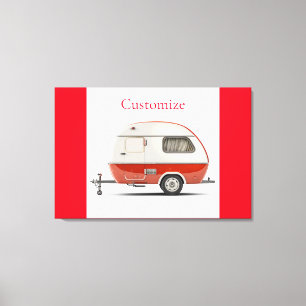 Toile Camper Teardrop Classic Retro Thunder_Cove