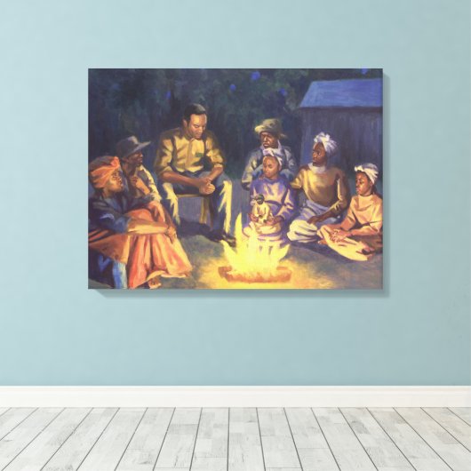 Toile Campfire Stories 2003 (Insitu (Plancher de Bois))