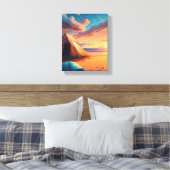 Toile Camping au lever du soleil (Insitu(Chambre))