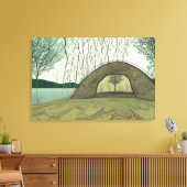Toile Camping calme et paisible (Insitu(Salon))