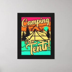 Toile Camping C'est dans les tentes
