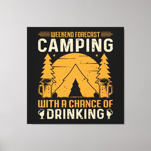 Toile Camping et boisson (Recto)