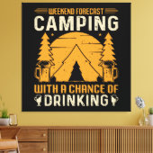 Toile Camping et boisson (Insitu(Salon))
