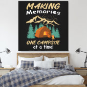 Toile CAMPING Faire des souvenirs (Insitu(Chambre))