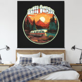 Toile Camping heureux (Insitu(Chambre))