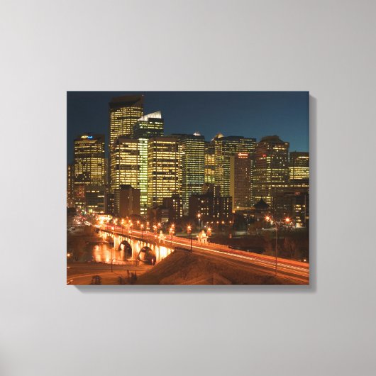 Toile Canada, Alberta, Calgary : Centre-ville de Calgary (Recto)