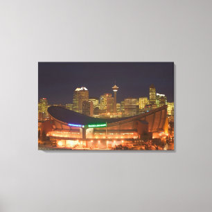 Toile Canada, Alberta, Calgary : Skyline de la ville dep