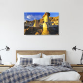 Toile Canada, Alberta, Drumheller. Hoodoos. (Insitu(Chambre))