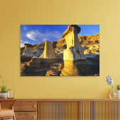 Toile Canada, Alberta, Drumheller. Hoodoos. (Insitu(Salon))