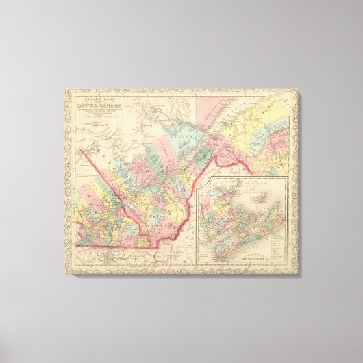 Toile Canada Est (Recto)