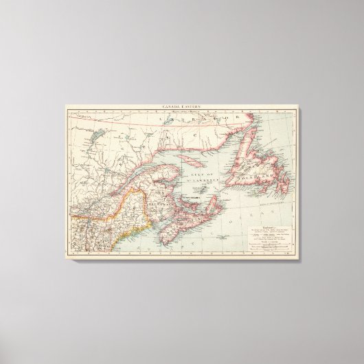 Toile Canada Est (Recto)