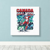 Toile Canada Mode de but squelette attaquant nations dyn (Insitu (Plancher de Bois))