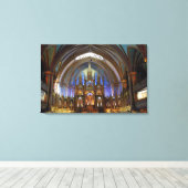 Toile Canada, Québec, Montréal. Intérieur de Notre 2 (Insitu (Plancher de Bois))