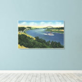 Toile Canal Cape Cod Vue du pont de Sagamore (Insitu (Plancher de Bois))