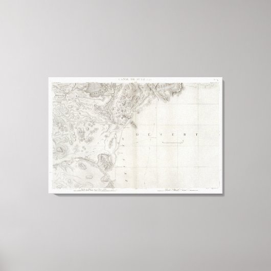 Toile Canal de Suez, Égypte (Recto)