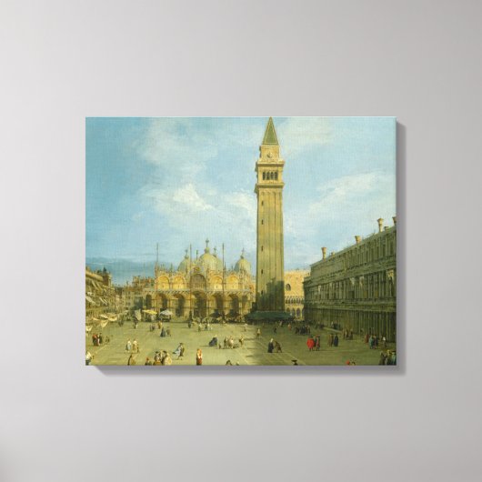 Toile Canaletto | Piazza San Marco (Recto)