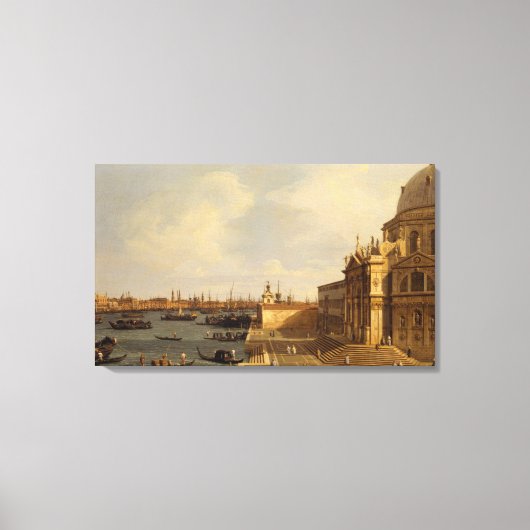 Toile Canaletto | Venise : Père Noël Maria della Salute (Recto)