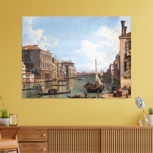 Toile Canaletto Vue sur le Grand Canal (Insitu(Salon))