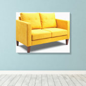 Toile Canapé jaune (Insitu (Plancher de Bois))