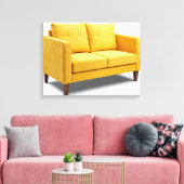 Toile Canapé jaune (Insitu(Salon))