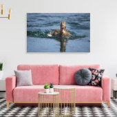 Toile Canard avec bec ouvert (Insitu(Salon))