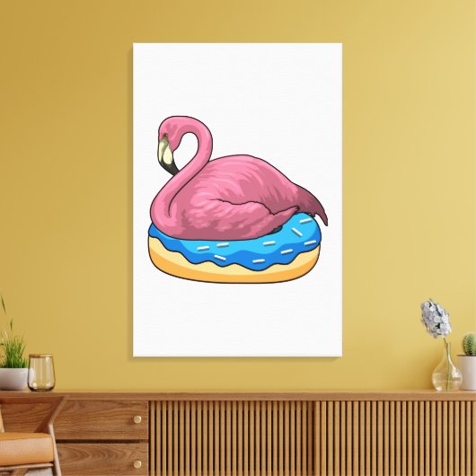 Toile Canard avec Donut (Insitu(Salon))