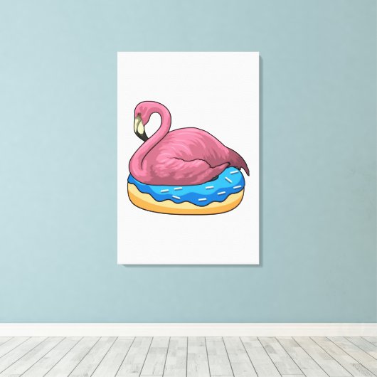 Toile Canard avec Donut (Insitu (Plancher de Bois))
