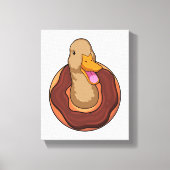 Toile Canard avec Donut (Recto)