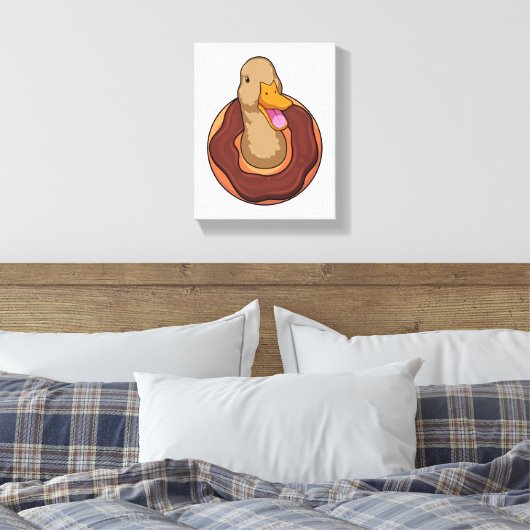 Toile Canard avec Donut (Insitu(Chambre))