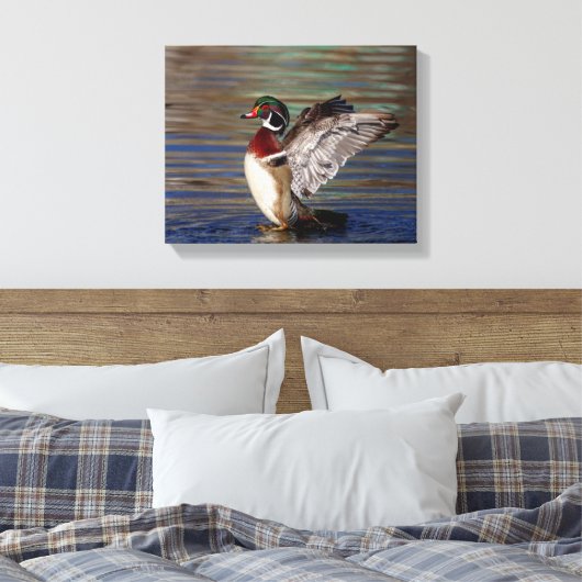 Toile Canard en bois 14x11 (Insitu(Chambre))