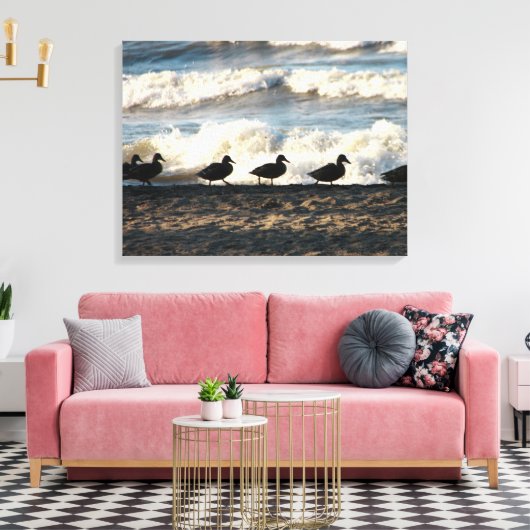 Toile Canards d'affilée (Insitu(Salon))