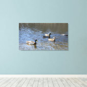 Toile canards dans l'eau (Insitu (Plancher de Bois))