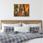 Toile Canards Mallards Aux Couleurs D'Automne (Insitu(Chambre))